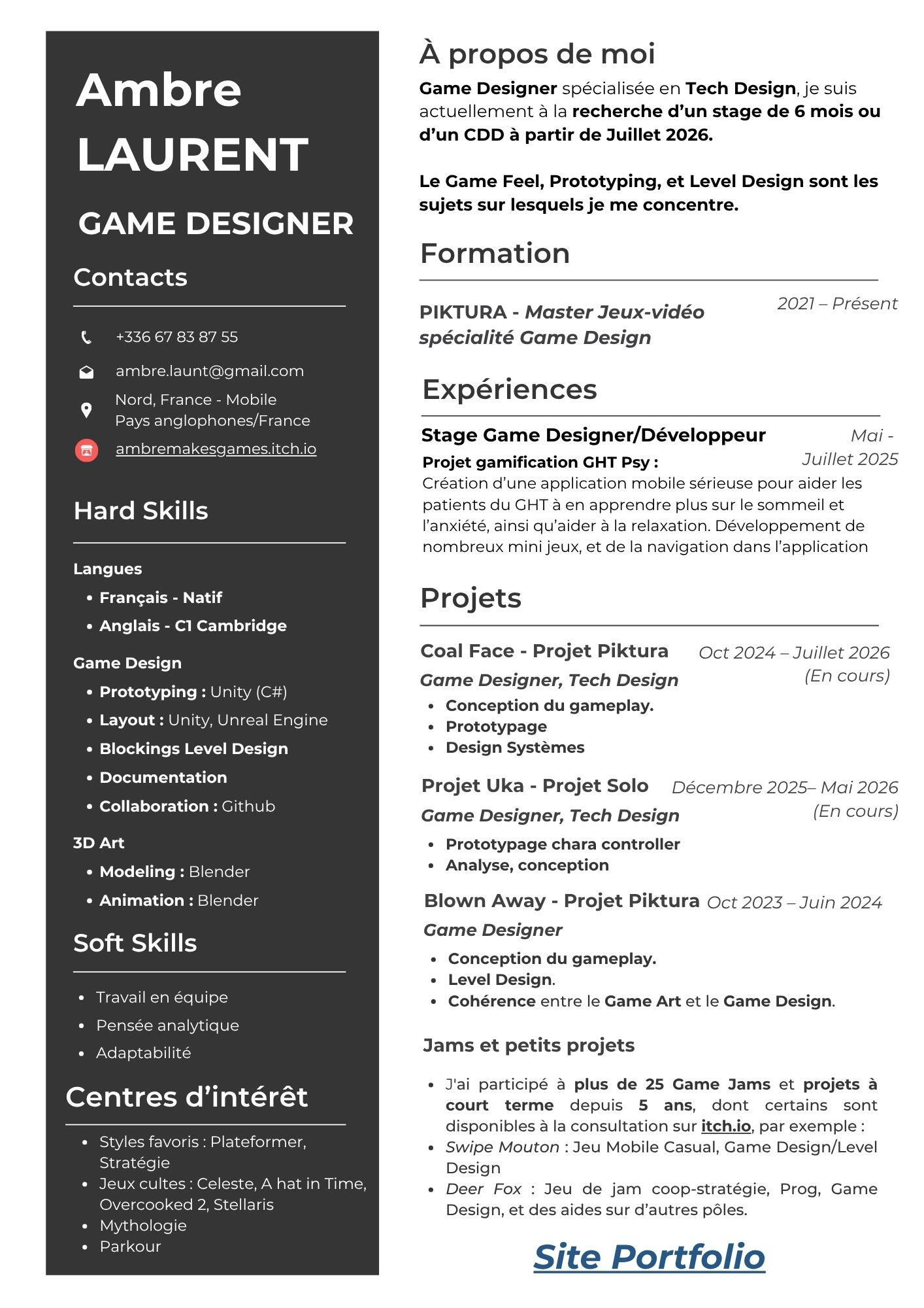 CV CV